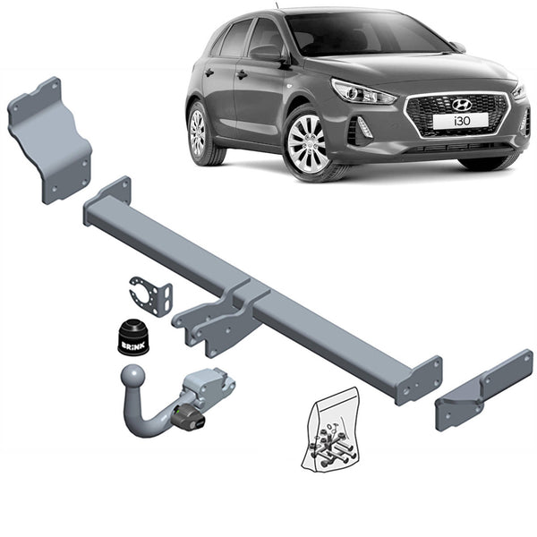 Brink Detachable Towbar & Universal Wiring for Hyundai i30 PD Series Fastback (04/2017 - on) | Australian Tow Spares