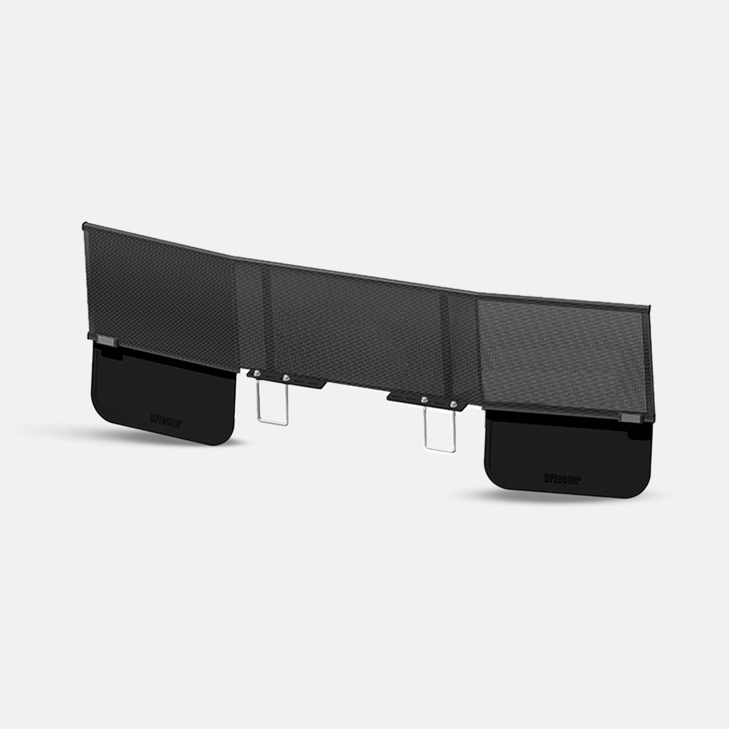 D-Flector Caravan Standard High Strength Steel Angled Stone Guard - DSG001