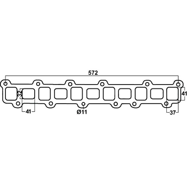 Redback Header Gasket for Ford Maverick (06/1980 - 09/2001), Nissan Patrol (06/1980 - 09/2001) | Australian Tow Spares