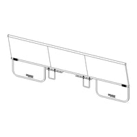 D-Flector Caravan Mesh Stone Guard | Standard Linear |Ultra Slim | DSG051-A-DF