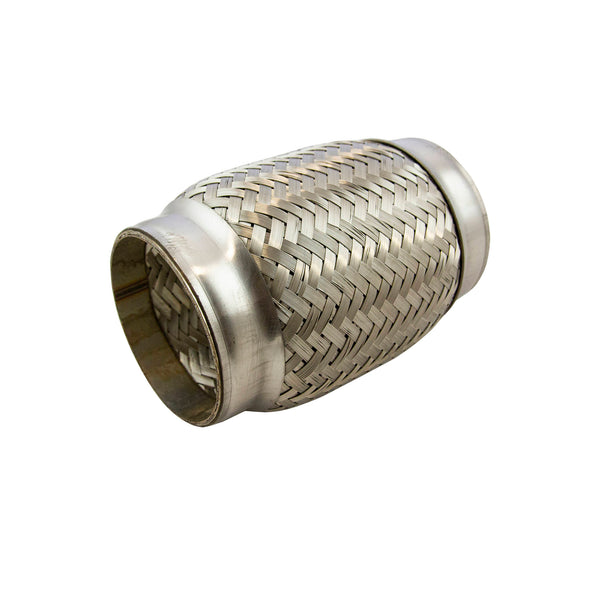 3.5" Double Braided Stainless Steel Exhaust Flexible Bellow 6" Long | Australian Tow Spares