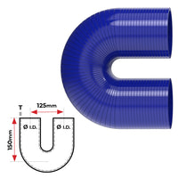 Redback Silicone Hose (2-1/4") 180° Bend