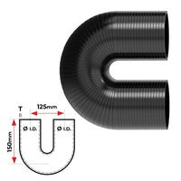 Redback Silicone Hose (2-1/4") 180° Bend