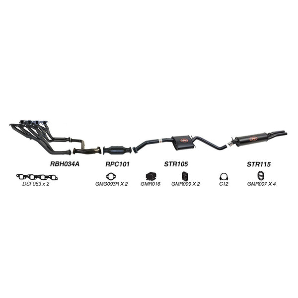 Redback Performance Exhaust System for Holden Commodore (04/1995 - 1997), Calais (04/1995 - 1997) | Australian Tow Spares