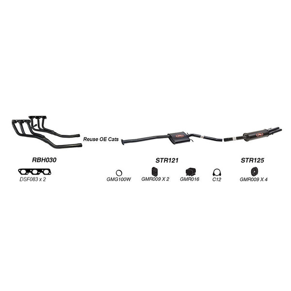 Redback Performance Exhaust System for Holden Statesman (06/1999 - 04/2003), Holden Statesman (06/1999 - 04/2003), Holden Statesman (06/1999 - 04/2003) | Australian Tow Spares