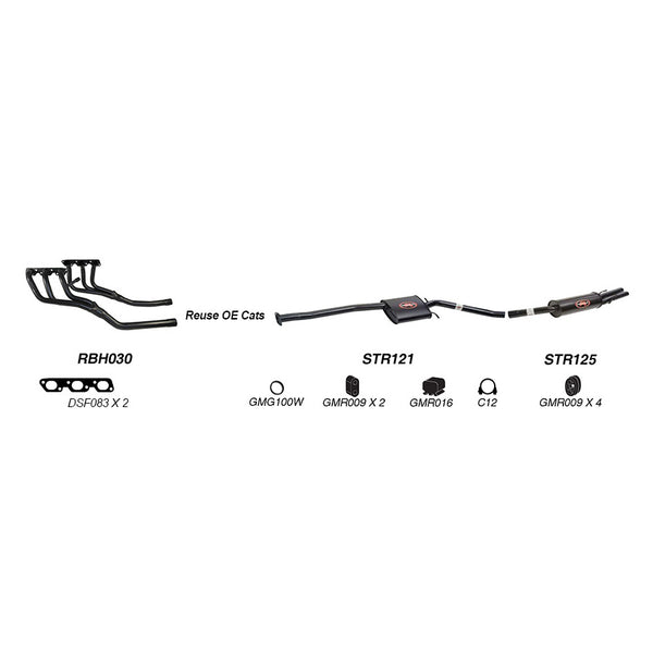 Redback Performance Exhaust System for Holden Statesman (06/1999 - 04/2003), Holden Statesman (06/1999 - 04/2003), Holden Statesman (06/1999 - 04/2003) | Australian Tow Spares