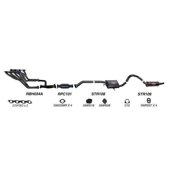 Redback Performance Exhaust System for Holden Commodore (01/1988 - 03/1991), Holden Commodore (01/1988 - 03/1991) | Australian Tow Spares