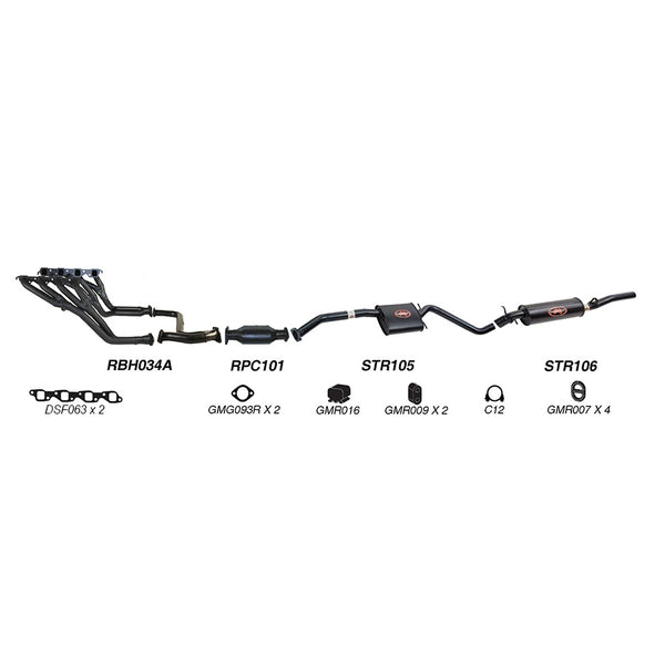 Redback Performance Exhaust System for Holden Calais (09/1991 - 1995), Commodore (09/1991 - 1995) | Australian Tow Spares