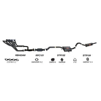 Redback Performance Headers and 2.5" Exhaust System for Holden Commodore VN VP VR V8 | Australian Tow Spares