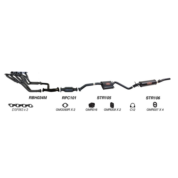 Redback Performance Exhaust System for Holden Commodore (09/1991 - 09/1997), Calais (09/1991 - 09/1997), Holden Caprice (04/1990 - 02/1994) | Australian Tow Spares