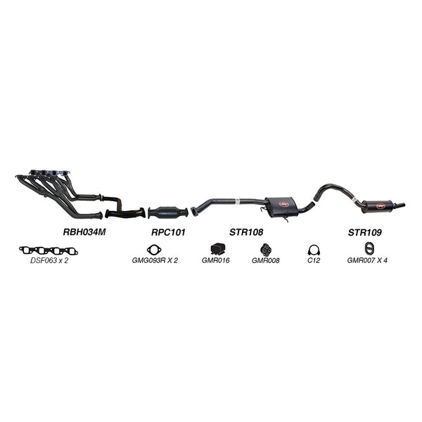 Redback Performance Exhaust System for Holden Commodore (01/1988 - 03/1991), Holden Commodore (01/1988 - 03/1991) | Australian Tow Spares