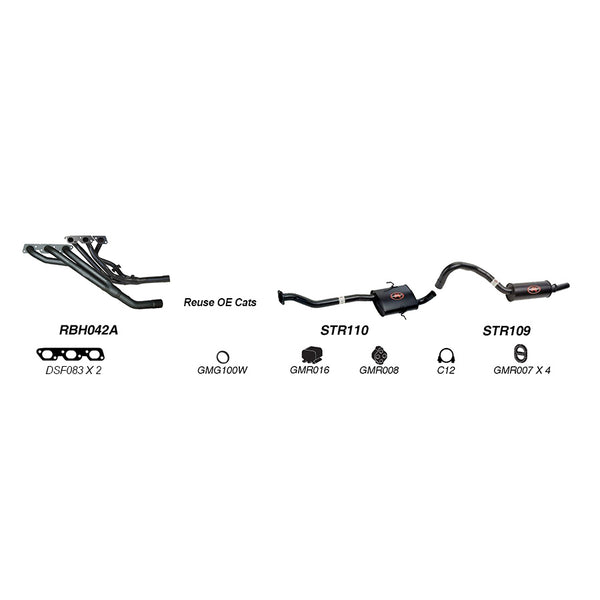 Redback Performance Exhaust System for Holden Commodore (04/1995 - 12/2000) | Australian Tow Spares