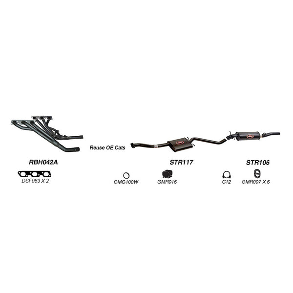 Redback Performance Exhaust System for Holden Calais (04/1995 - 12/2000), Commodore (04/1995 - 12/2000), Caprice (04/1995 - 12/2000), Statesman (04/1995 - 12/2000), Holden Caprice (04/1990 - 02/1994), Holden Commodore (04/1995 - 1997), Calais (04/1995... | Australian Tow Spares
