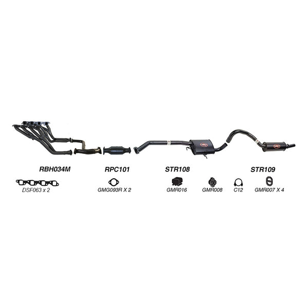 Redback Performance Exhaust System for Holden Commodore (04/1995 - 12/2000) | Australian Tow Spares