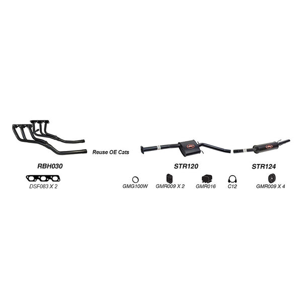 Redback Performance Exhaust System for Holden Caprice (09/1997 - 08/2004), Statesman (09/1997 - 08/2004), Commodore (09/1997 - 08/2004), Calais (09/1997 - 08/2004), HSV XU6 (09/1997 - 08/2004), Holden Commodore (09/1997 - 08/2004), Calais (09/1997 -... | Australian Tow Spares