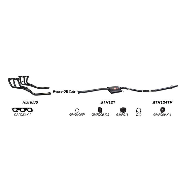 Redback Performance Exhaust System for Holden Caprice (09/1997 - 08/2004), Statesman (09/1997 - 08/2004), Commodore (09/1997 - 08/2004), Calais (09/1997 - 08/2004), HSV XU6 (09/1997 - 08/2004), Holden Caprice (09/1997 - 08/2004), Statesman (09/1997 -... | Australian Tow Spares