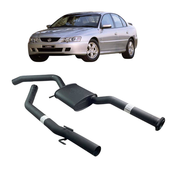 Redback 2.5" Catback Exhaust with Rear Muffler Delete for Holden Commodore VT VX VY Series 1 | Australian Tow Spares