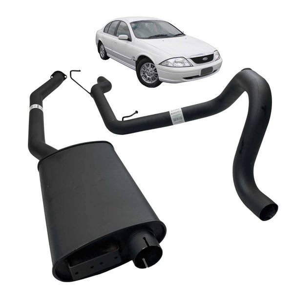 Redback 2.5" Cat Back Sports Exhaust for Ford EA EB ED EF EL AU Falcon 6 Cyl 4L XR6 Sedan | Australian Tow Spares
