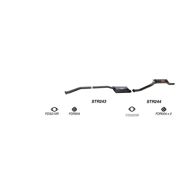 Redback Performance Exhaust System for Ford Falcon (07/1998 - 09/2002), Ford Falcon (07/1998 - 09/2002) | Australian Tow Spares