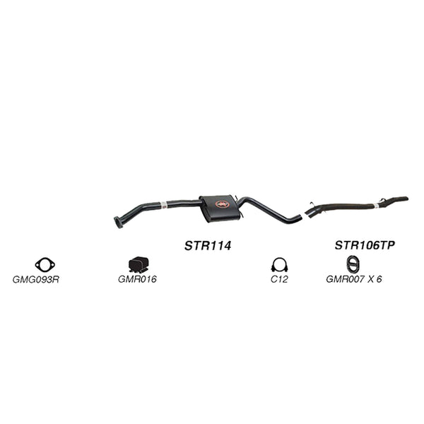 Redback 2.5"  Catback Exhaust for Holden Statesman (01/1990 - 1995), Caprice (01/1994 - 01/1995) | Australian Tow Spares