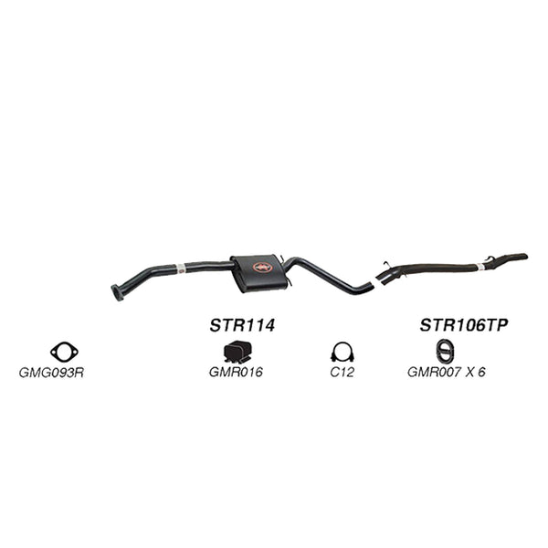 Redback Performance Exhaust System for Holden Caprice (04/1990 - 06/1999), Statesman (04/1990 - 06/1999) | Australian Tow Spares
