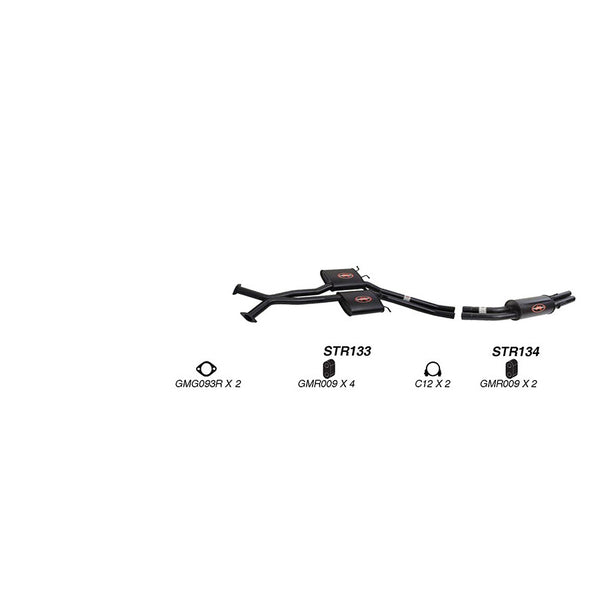Redback Performance Exhaust System for Holden Statesman (06/1999 - 11/2002), Holden Commodore (09/2004 - 02/2006) | Australian Tow Spares