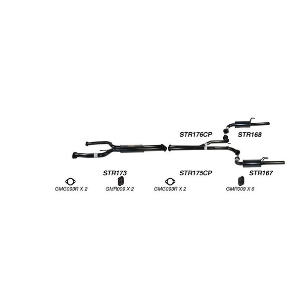Redback 2 1/2" Dual Exhaust for Holden Commodore VE/VF V6/V8 Ute | Australian Tow Spares