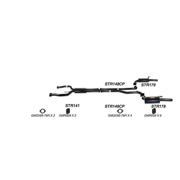 Redback 3" Dual Exhaust for Holden Commodore VE/VF V8 Ute | Australian Tow Spares