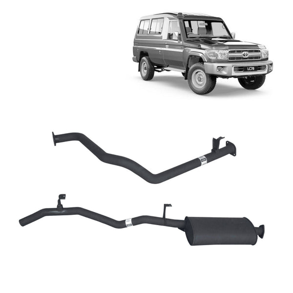 Redback Performance Exhaust System for Toyota Landcruiser 75/78 Series 4.2L 1HZ | Australian Tow Spares
