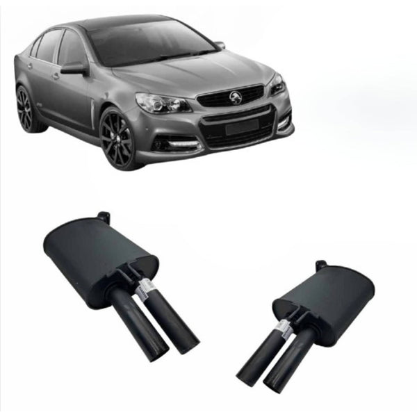 Redback Sports Mufflers for Holden Commodore VE/VF Sedan / Wagon SV6 & SS 2 1/2"  Axle back Redback Bolt On Sports Mufflers | Australian Tow Spares