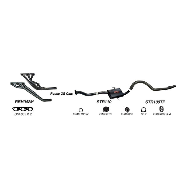Redback Performance Exhaust System for Holden Commodore (04/1995 - 2000) | Australian Tow Spares