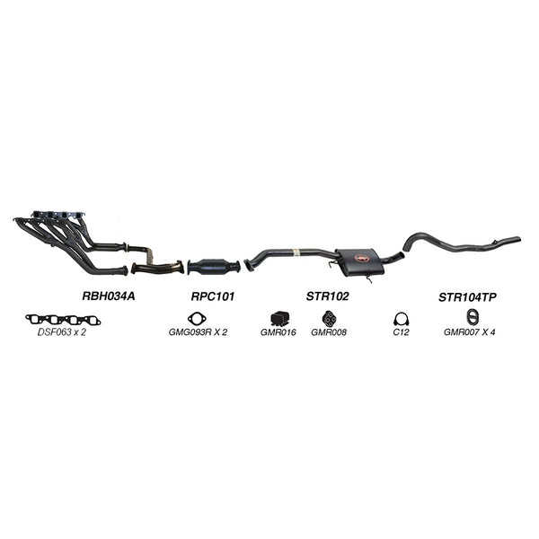 Redback Performance Exhaust System for Holden Calais (08/1988 - 09/1997), Commodore (08/1988 - 09/1997), Holden Commodore (03/1986 - 1997), Calais (03/1986 - 1997) | Australian Tow Spares
