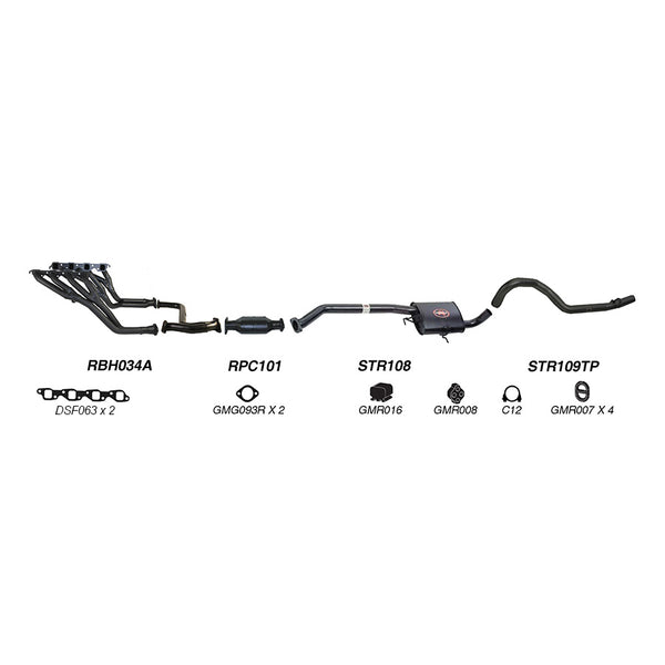 Redback Performance Exhaust System for Holden Commodore (01/1988 - 03/1991), Holden Commodore (01/1988 - 12/2000) | Australian Tow Spares