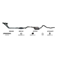 Redback Performance Exhaust System for Holden Commodore (03/1986 - 09/1988), Holden Commodore (03/1986 - 1997), Calais (03/1986 - 1997) | Australian Tow Spares