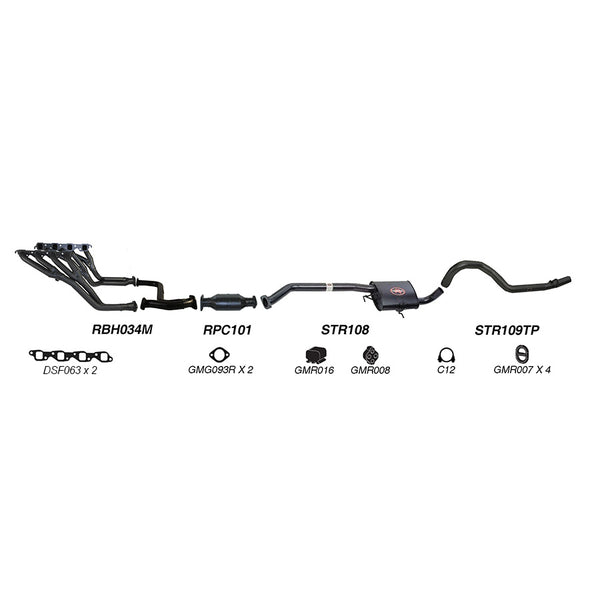 Redback Performance Exhaust System for Holden Commodore (01/1988 - 04/1995) | Australian Tow Spares