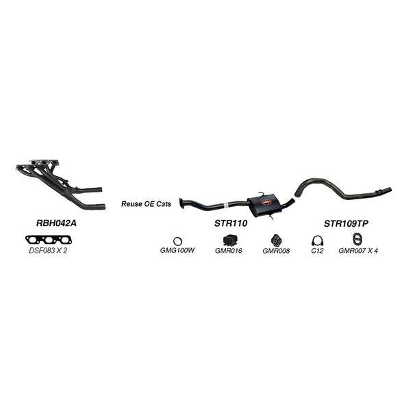 Redback Performance Exhaust System for Holden Commodore (04/1995 - 12/2000) | Australian Tow Spares
