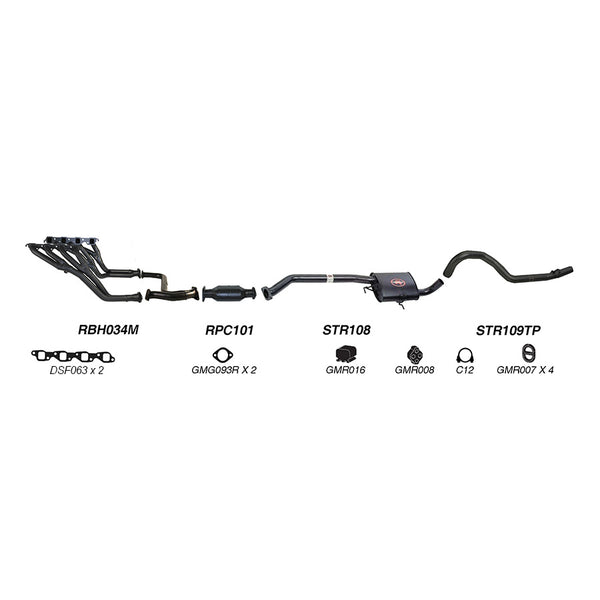 Redback Performance Exhaust System for Holden Commodore (01/1988 - 03/1991), Holden Commodore (01/1988 - 12/2000) | Australian Tow Spares