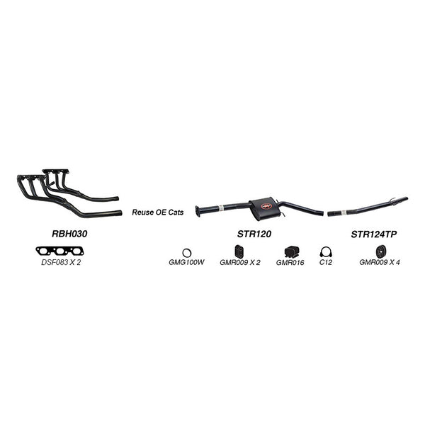 Redback Performance Exhaust System for Holden Caprice (09/1997 - 08/2004), Statesman (09/1997 - 08/2004), Commodore (09/1997 - 08/2004), Calais (09/1997 - 08/2004), HSV XU6 (09/1997 - 08/2004), Holden Commodore (09/1997 - 08/2004), Calais (09/1997 -... | Australian Tow Spares