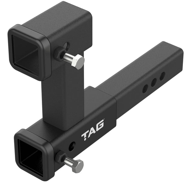 TAG Dual Receiver Hitch Extender - 50mm Square | Australian Tow Spares