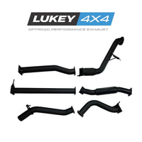 Lukey 4x4 Exhaust System for Ford Ranger (01/2011 - 06/2022), Mazda BT-50 (11/2011 - 10/2020) | Australian Tow Spares