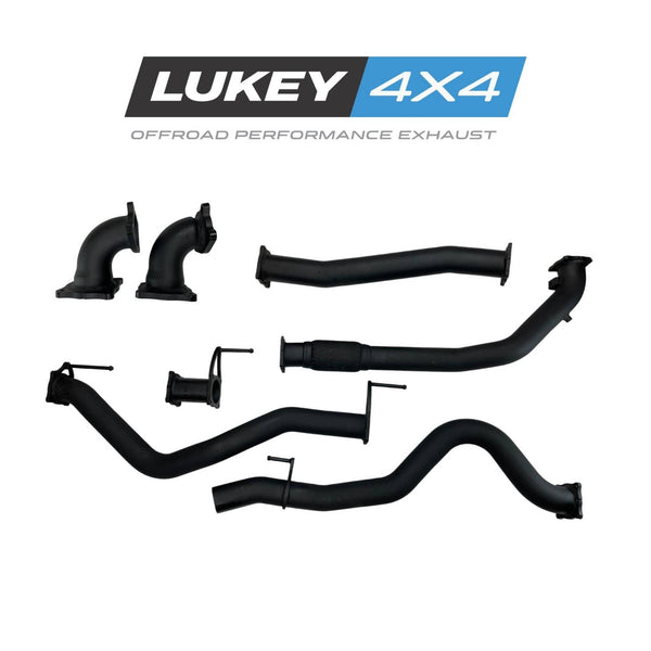 Lukey 4x4 Exhaust System for Holden Colorado (03/2008 - 06/2012), Holden Rodeo (02/2003 - 10/2008), Isuzu D-MAX (01/2007 - 06/2012) with Hotdog | Australian Tow Spares