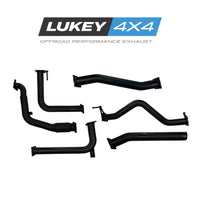 Lukey 4x4 Exhaust System for Nissan Navara D40 2.5 with Hotdog(12/2005 - 10/2015) | Australian Tow Spares