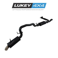Lukey 4x4 3" Exhaust for Nissan Y62 Patrol V8 Series 1 - 5 with Rear Muffler