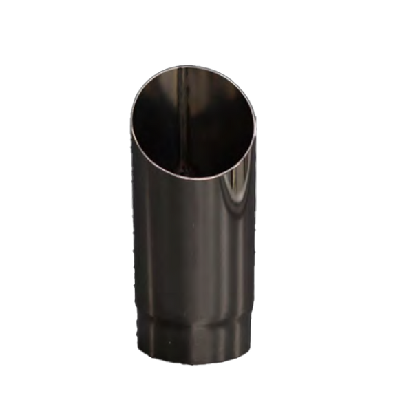 Redback Exhaust Tip 2" In 2 1/2" Out 12" Long Angle Cut | Australian Tow Spares