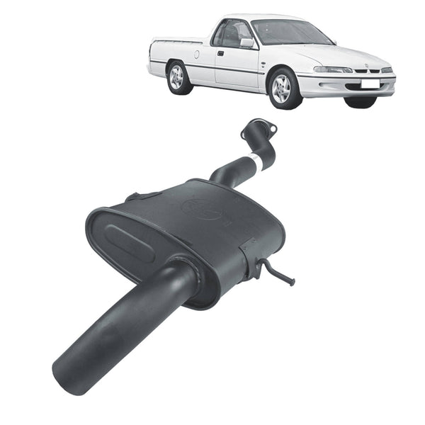 Redback 2.5" Exhaust for Holden Commodore VS V6 Ute 2.5" Centre Assembly with Muffler | Australian Tow Spares