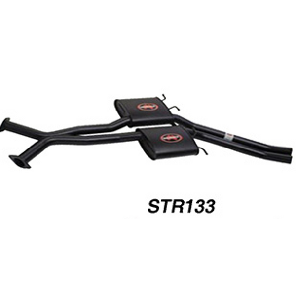 Redback 2.5" Centre Exhaust with Mufflers for Holden Commodore VT-VZ Ute | Australian Tow Spares