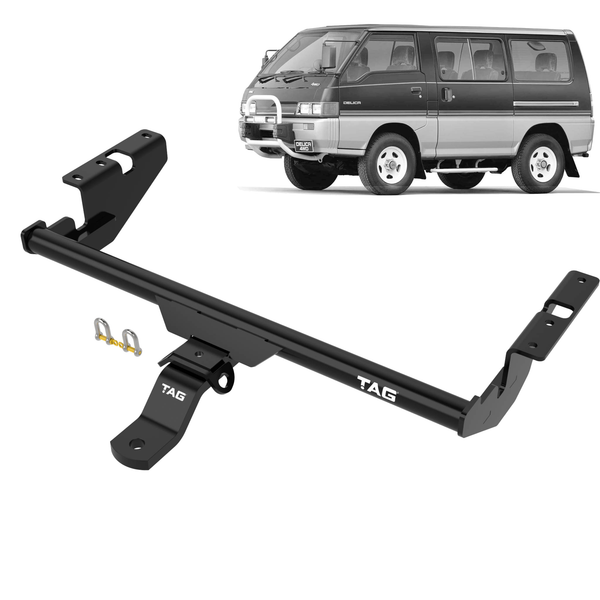 TAG Standard Duty Towbar & Universal Wiring Harness for Mitsubishi Delica (04/1986 - 06/1999) | Australian Tow Spares