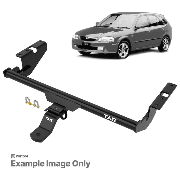 TAG Towbar Standard Duty for Laser Sedan KF - KL (10/1991 - 12/1998), Mazda 323, Astina, Protege (08/1989 - 08/1998) | Australian Tow Spares