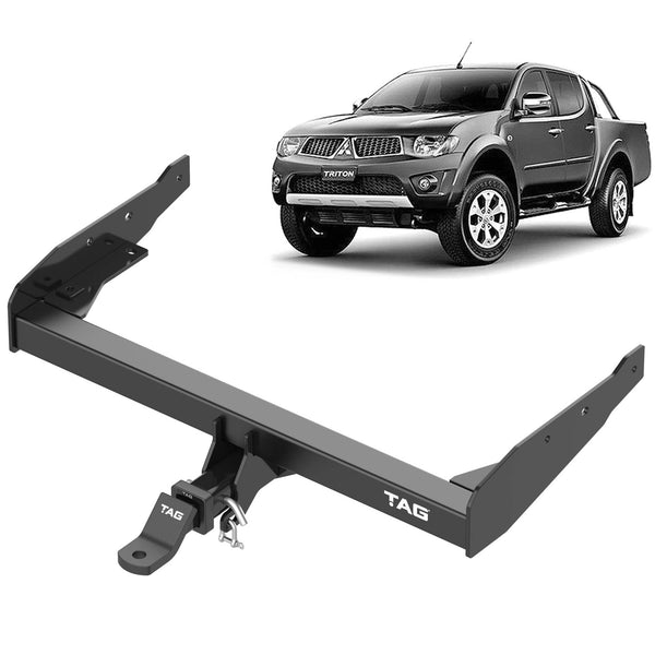 TAG Heavy Duty Towbar & Direct Fit Wiring Harness for Mitsubishi Triton MN Dual Cabs Without Rear Step (08/2009 - 04/2015) | Australian Tow Spares