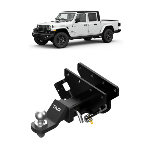 TAG Heavy Duty Towbar & Universal Wiring Harness for Jeep Gladiator Ute (01/2020 - on) | Australian Tow Spares